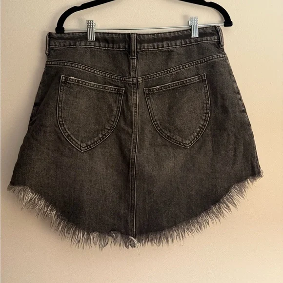 Free People Bailey Frayed Denim Skirt ASO Miranda Lambert - Picture 8 of 10